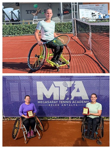Международные соревнования по теннису на колясках в Турции 