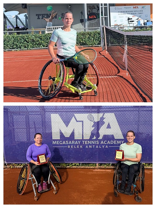 Международные соревнования по теннису на колясках в Турции 