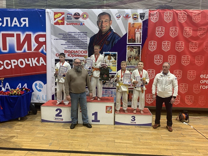 Новогодний турнир по дзюдо в Орехово-Зуево 