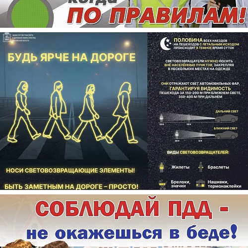 Давайте сделаем наши дороги безопаснее вместе!