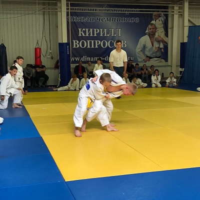 Детский командный турнир по дзюдо в пос. Рыбное